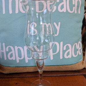 Princess House Crystal Hurricane Lamp